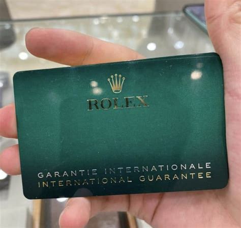 garanzia originale rolex|rolex warranty card.